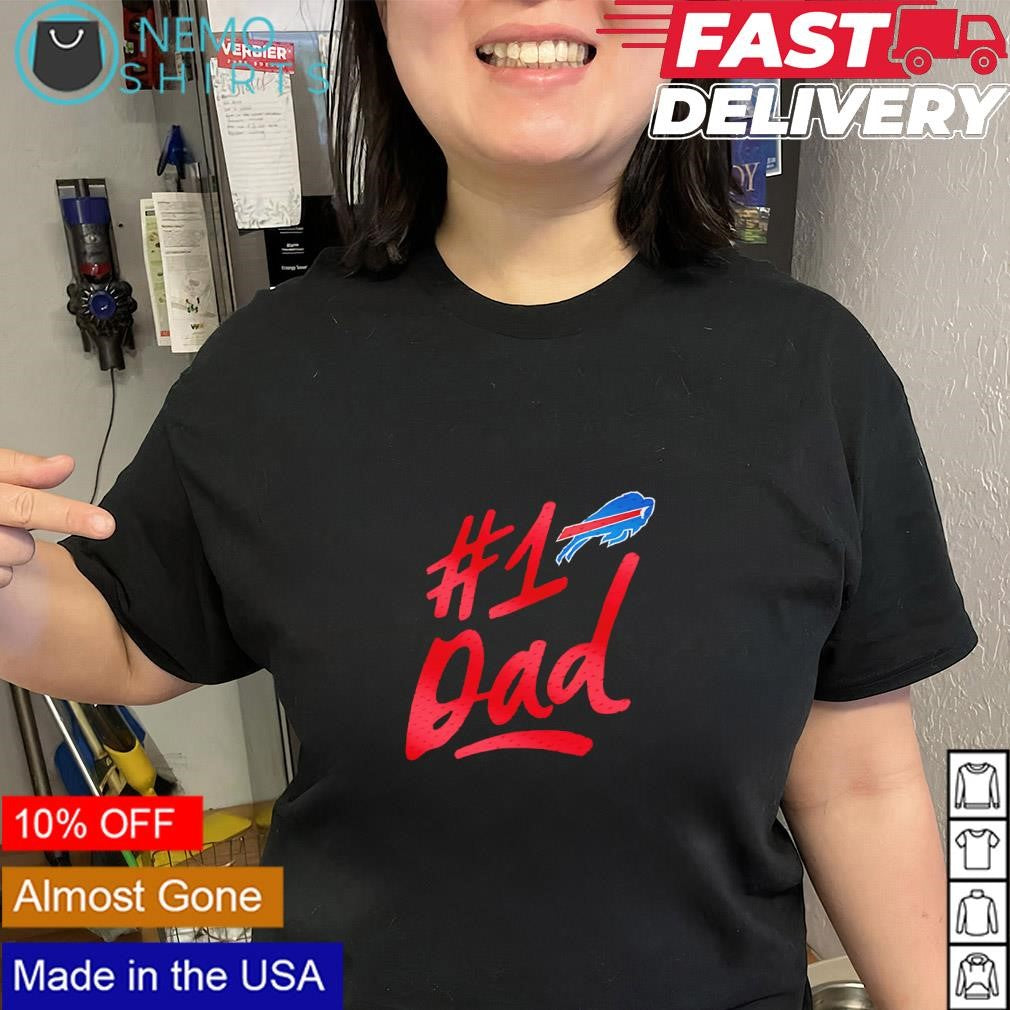 Father’s Day Buffalo Bills number 1 Dad logo shirt