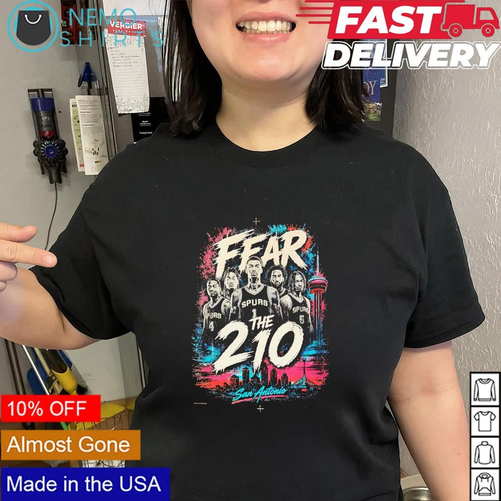 Fear The 210 Fiesta San Antonio Spurs team shirt