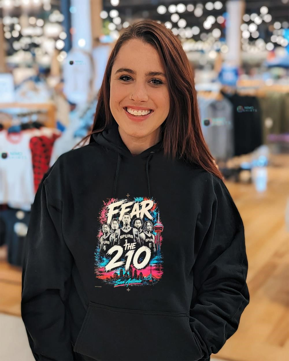 Fear The 210 Fiesta San Antonio Spurs team shirt