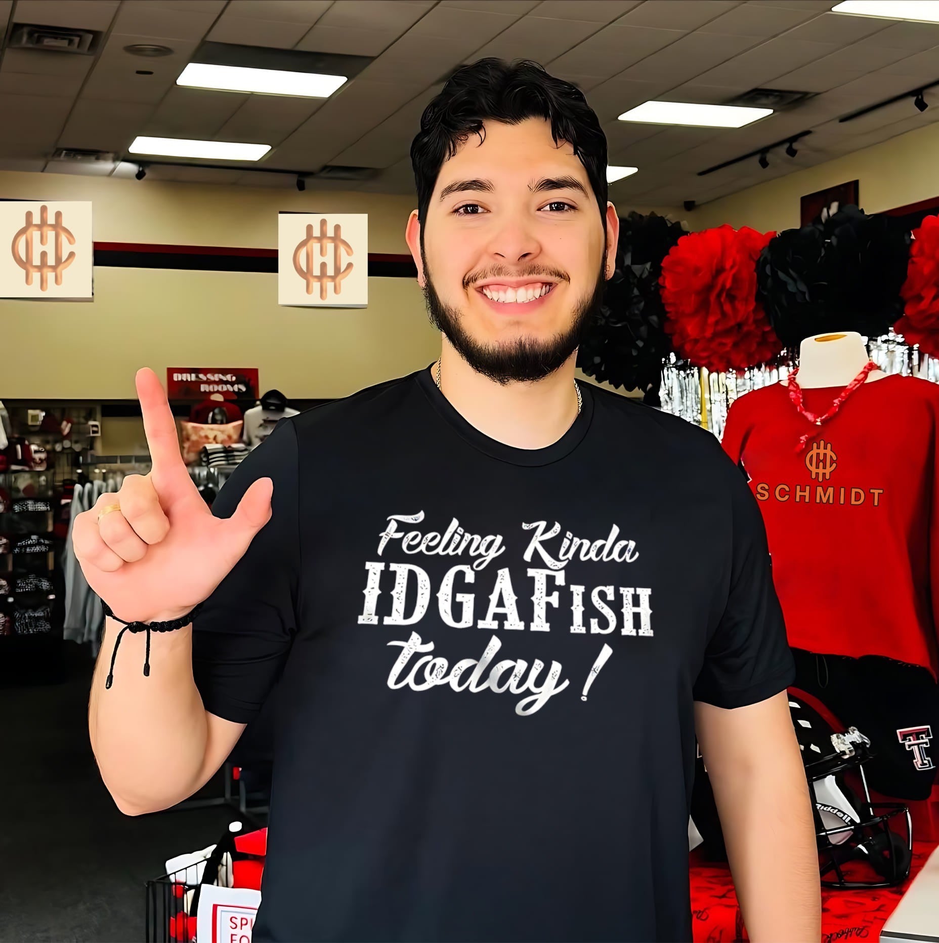 Feeling kinda IDGAF ish today simple text shirt