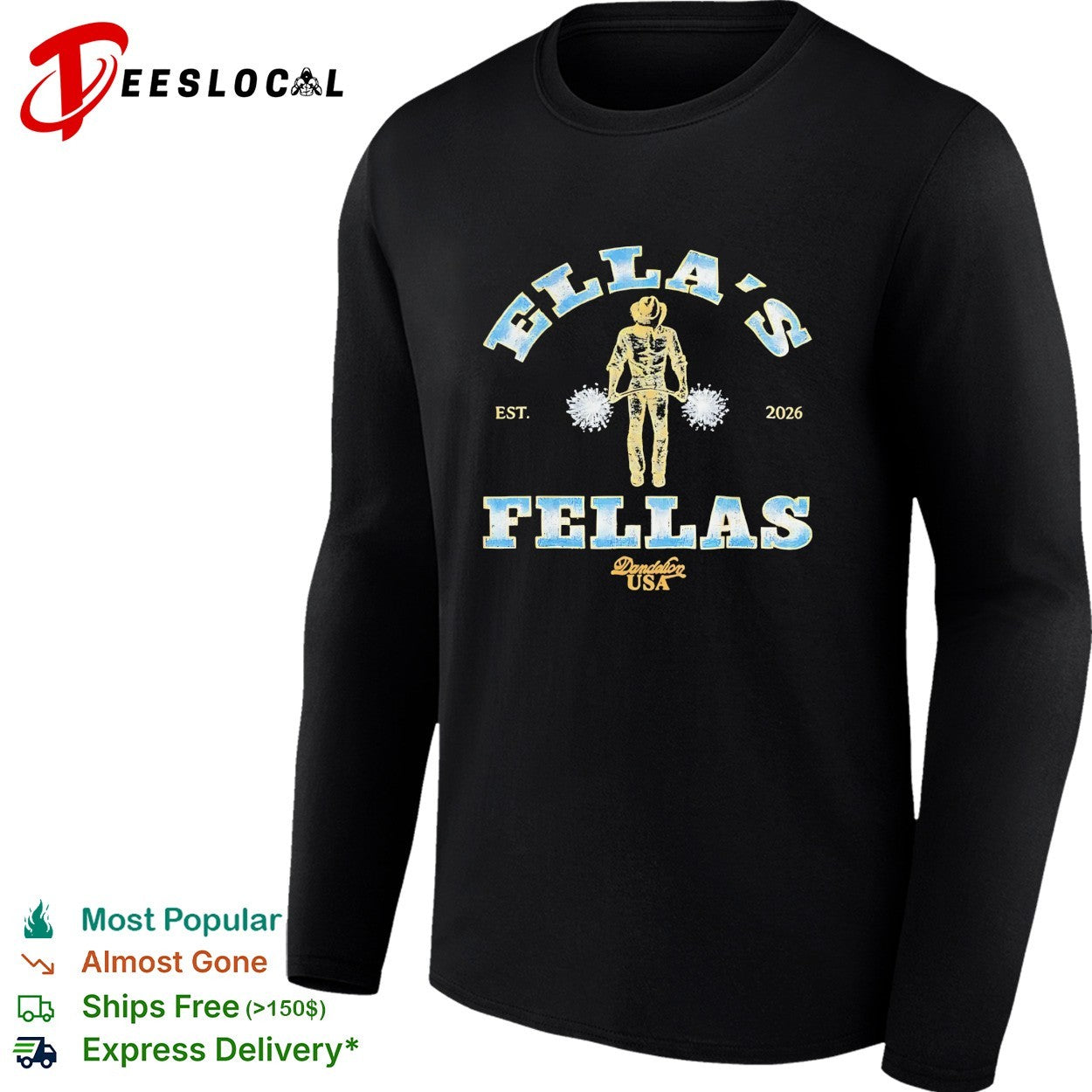Fella’s fellas Dandelion USA cowboy shirt