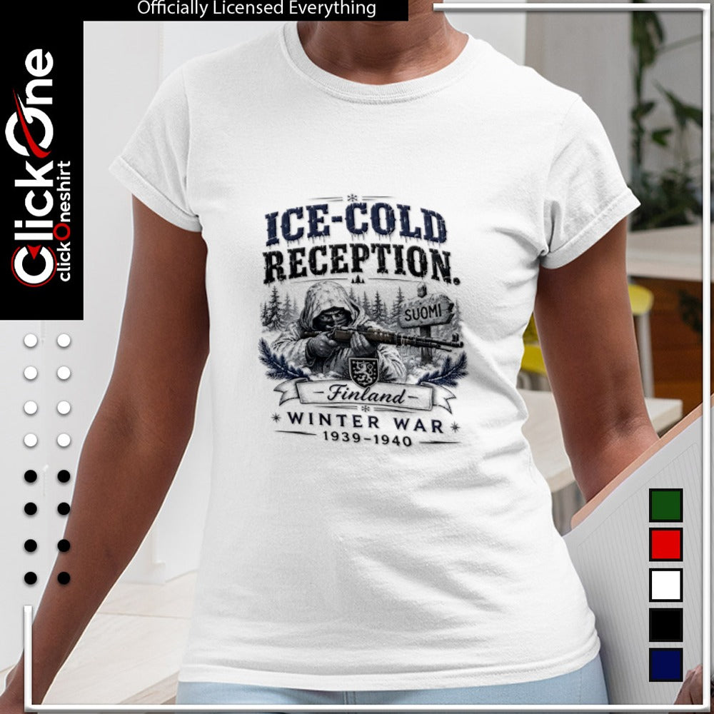Finnish Soldier Winter War Suomi Finland Ice Cold Reception 1939-1940 shirt