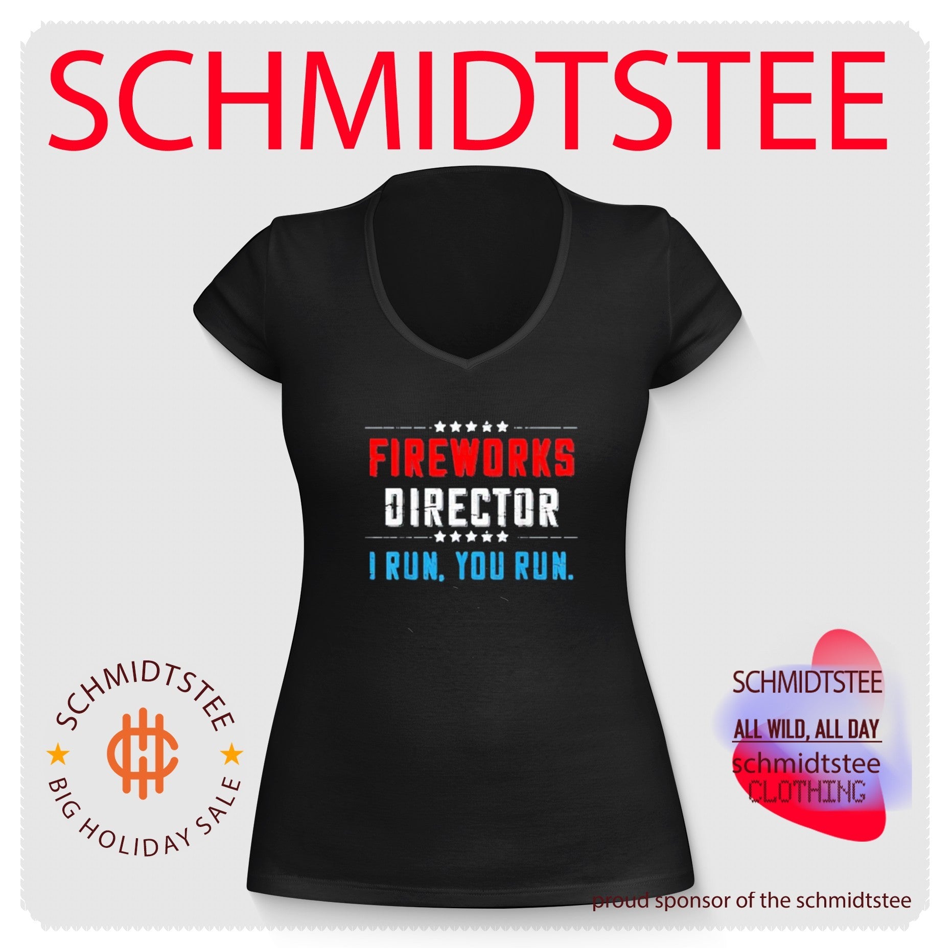 Fireworks Director I Run You Run Fourth of July shirt