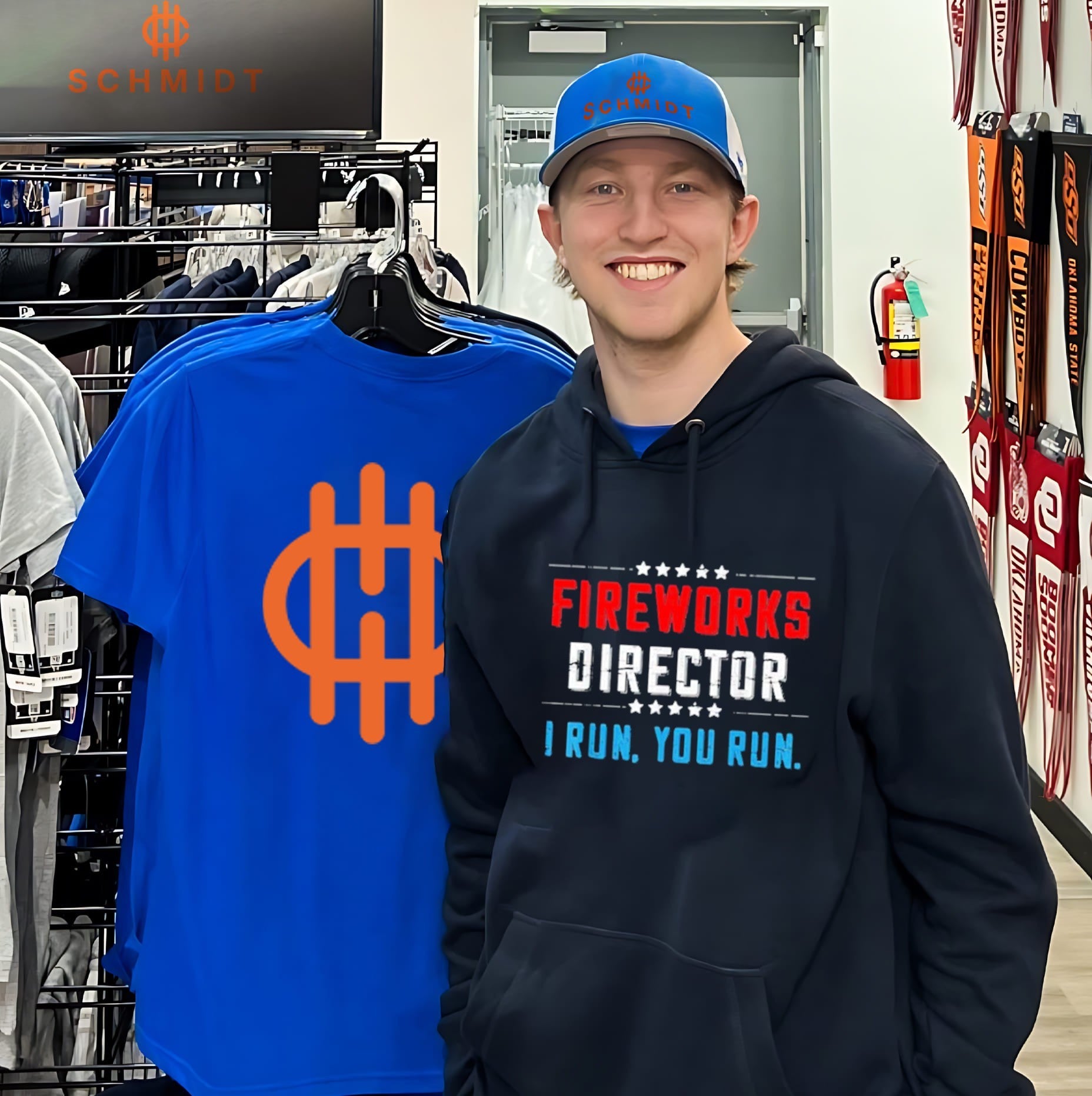 Fireworks Director I Run You Run Fourth of July shirt