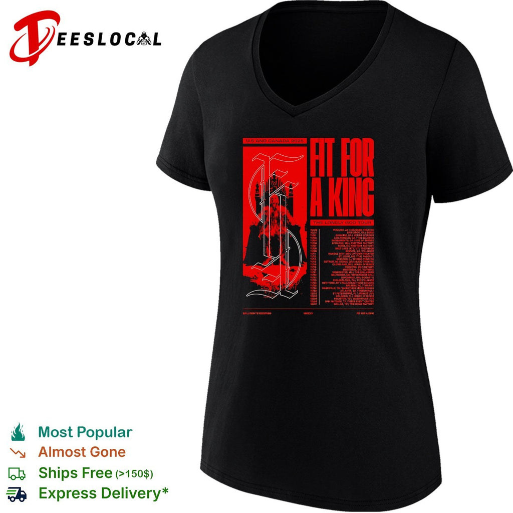 Fit For A King the lonely tour 2026 shirt