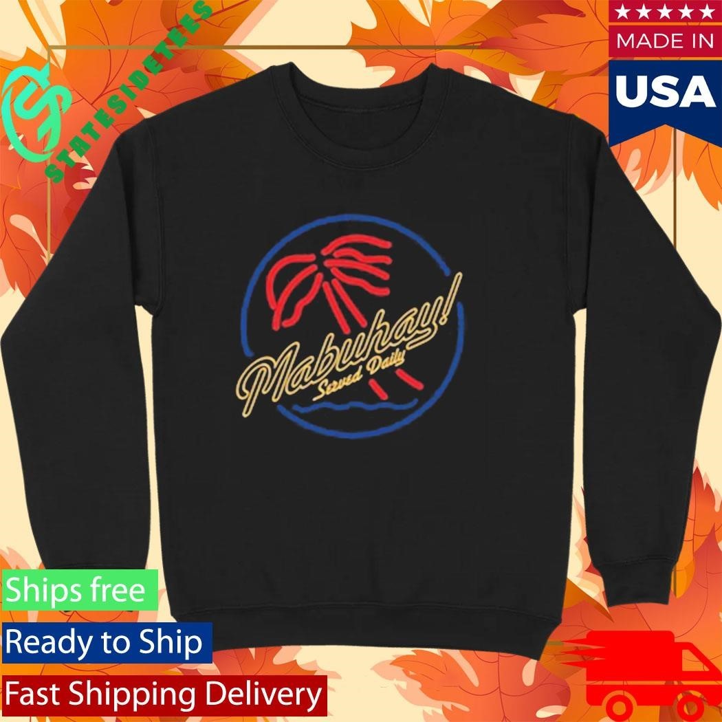 Fitted Hawaii Mabuhay Served Daily Shirt
