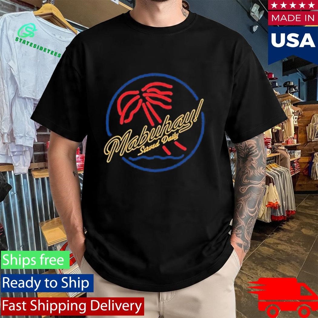 Fitted Hawaii Mabuhay Served Daily Shirt