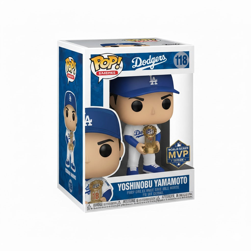 Los Angeles Dodgers Yoshinobu Yamamoto 2025 World Series MVP Funko Pop! – Limited Edition Collectible Figure