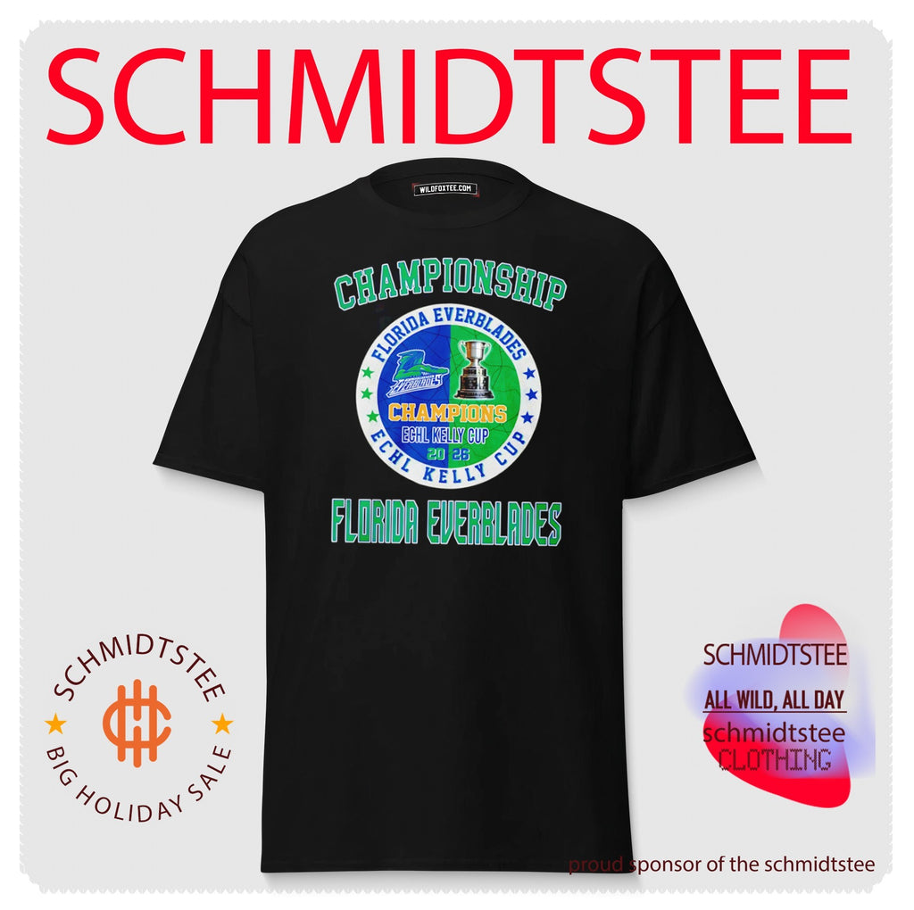 Florida Everblades 2026 ECHL Kelly Cup Champions logo shirt