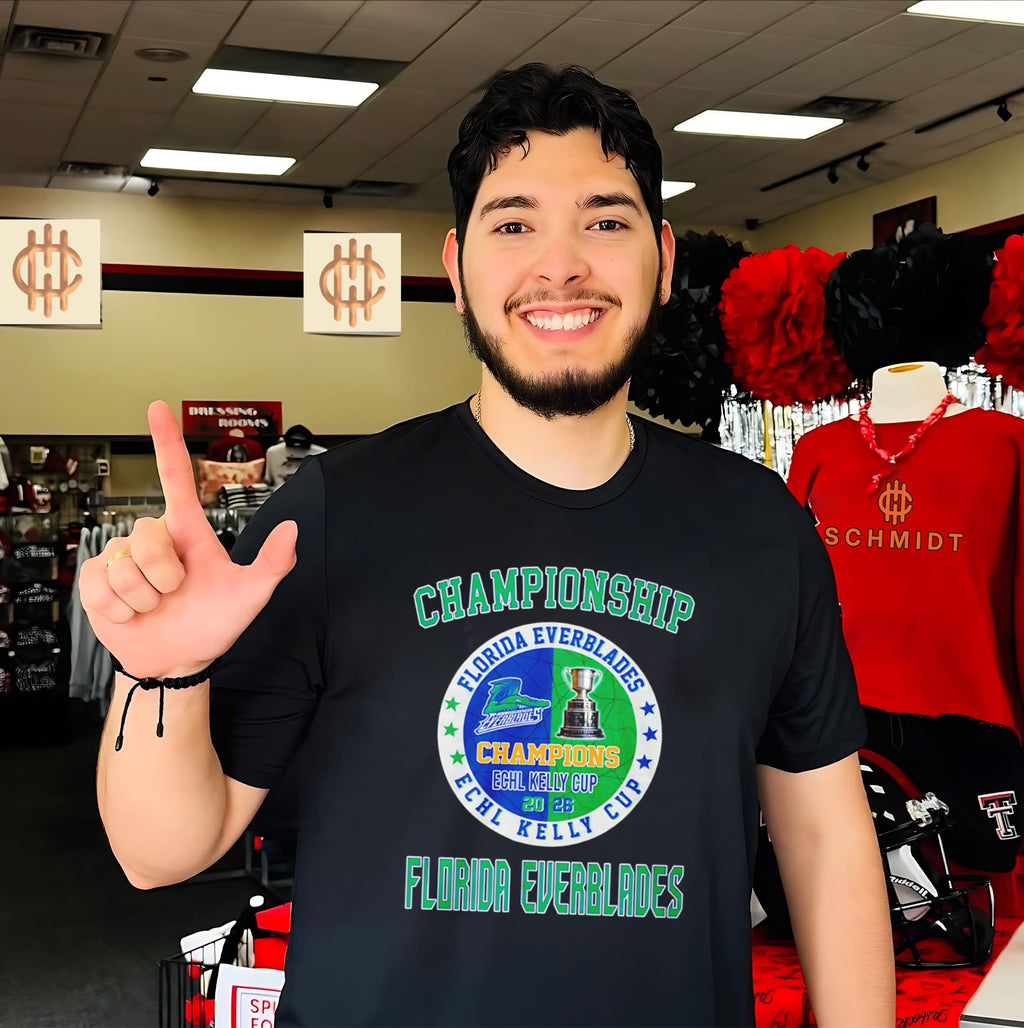 Florida Everblades 2026 ECHL Kelly Cup Champions logo shirt
