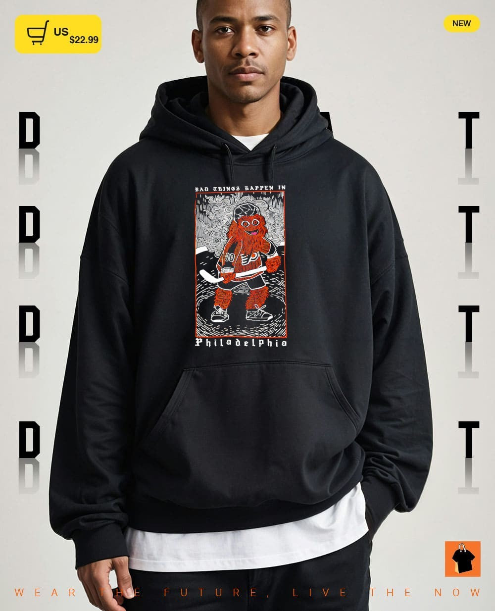 Flyers Bad Things Happen In Philadelphia Gritty art shirt