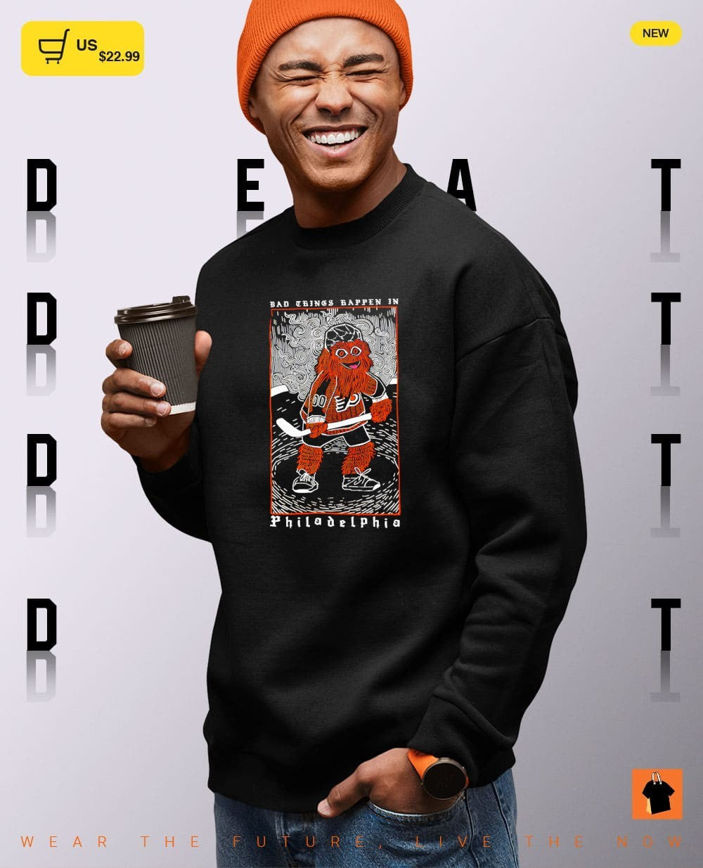 Flyers Bad Things Happen In Philadelphia Gritty art shirt