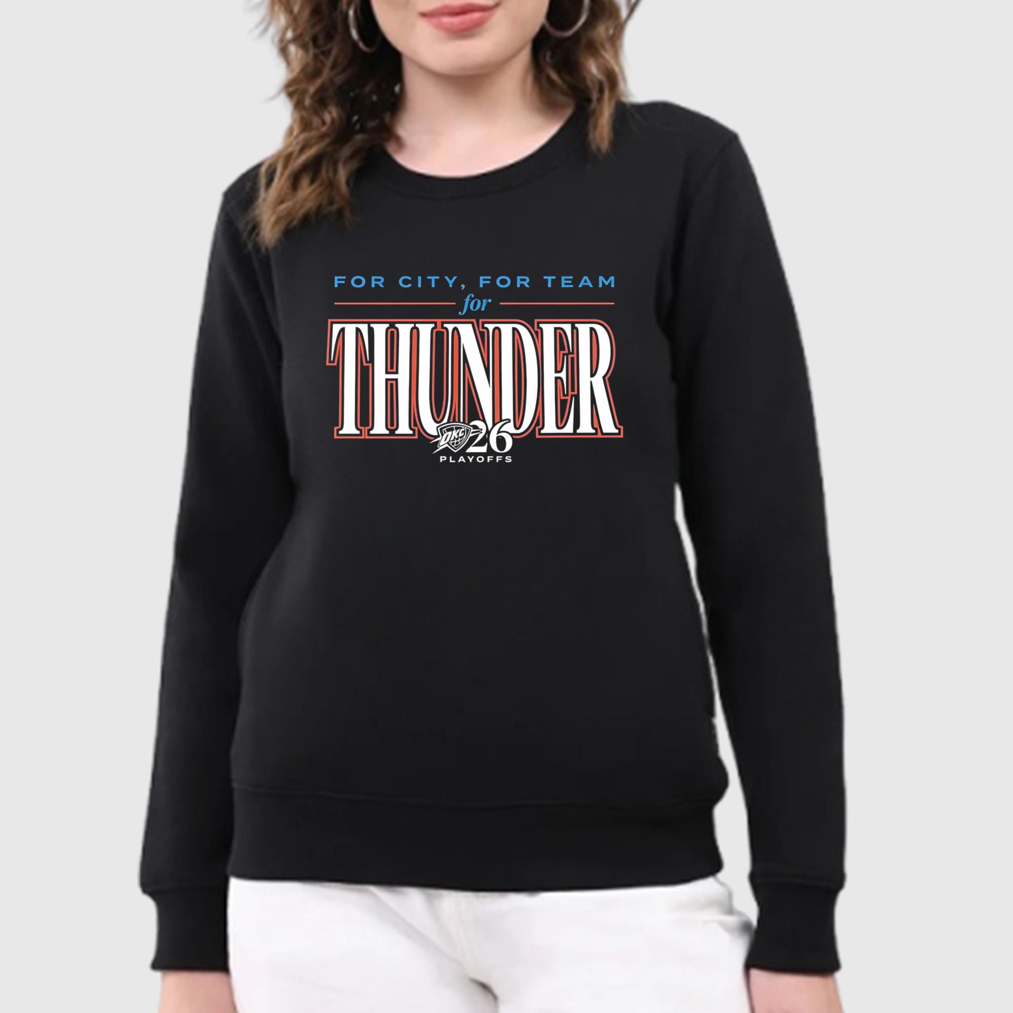 For City For Team For Thunder Playoff 2026 Shirt