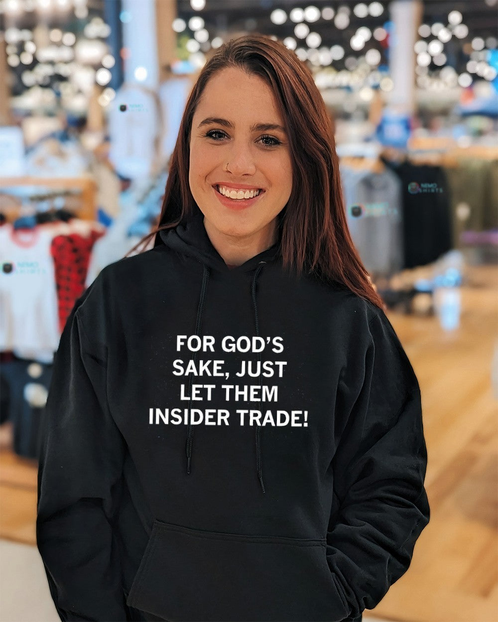 For God’s sake just let them insider trade shirt