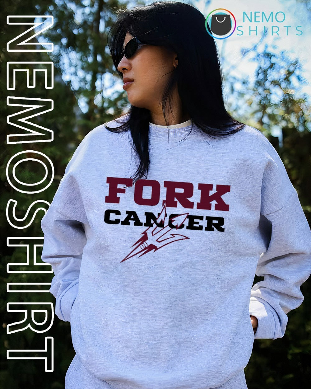 Fork caner Arizona State Sun Devils shirt