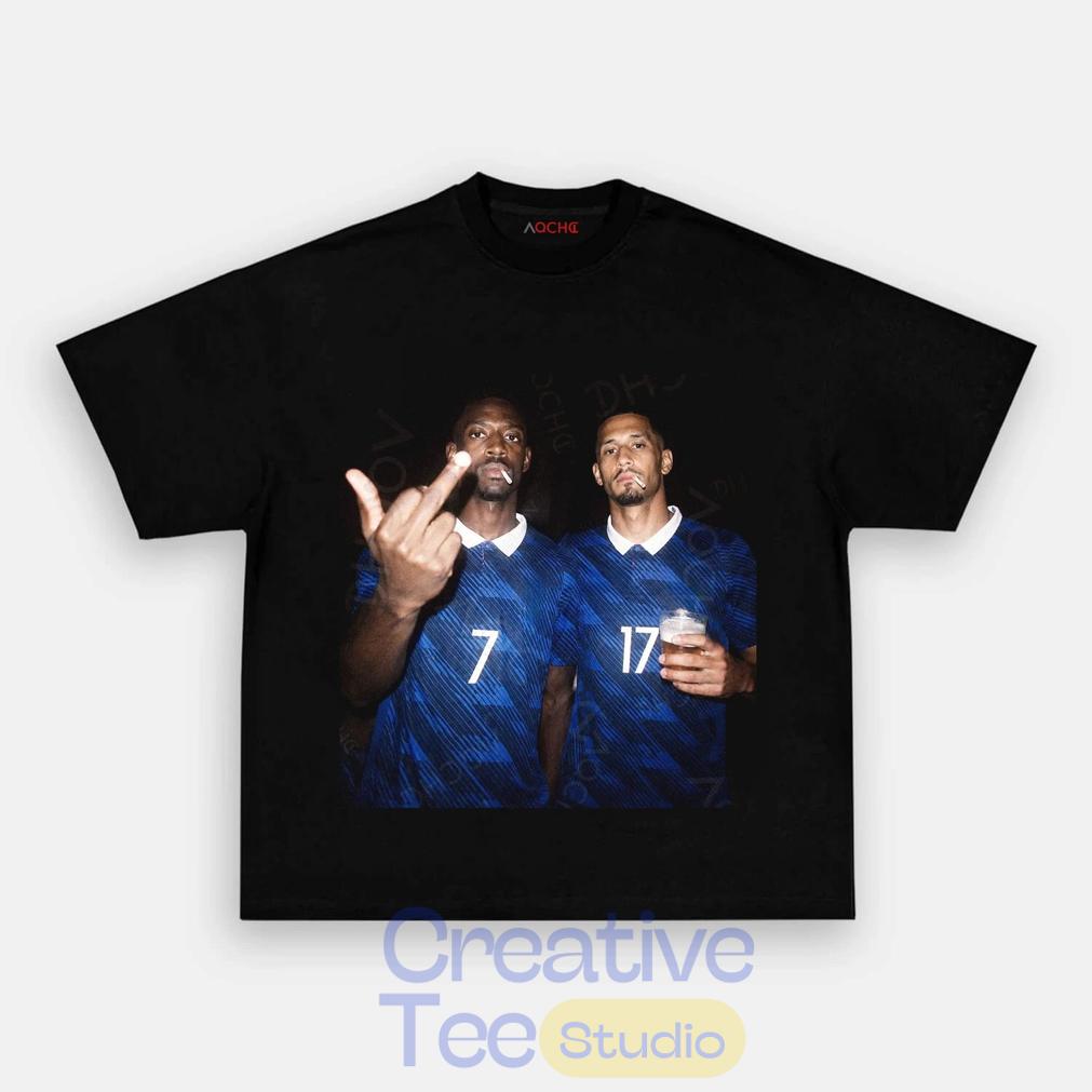 France National Team Dembélé x Saliba Drunk Smoke T-Shirt