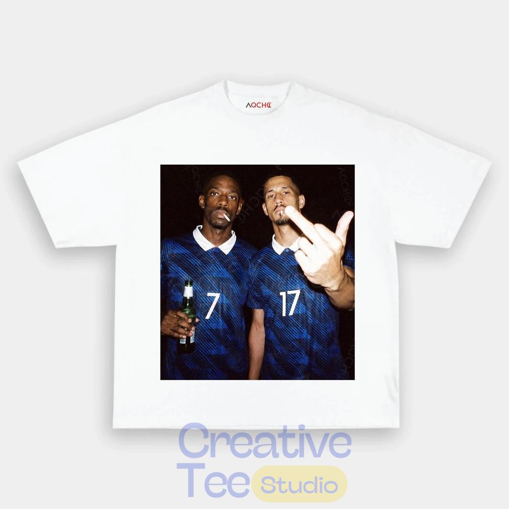 France National Team Dembélé x Saliba Drunk T-Shirt