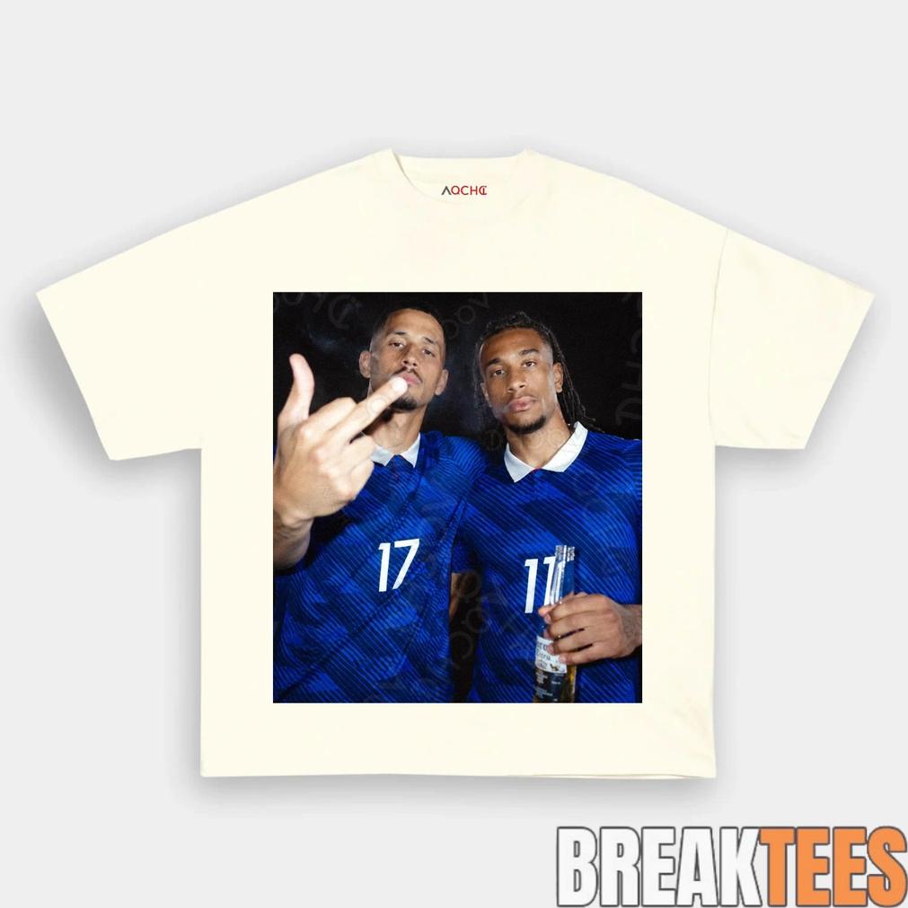 France National Team Olise x Saliba Drunk Smoke Tee