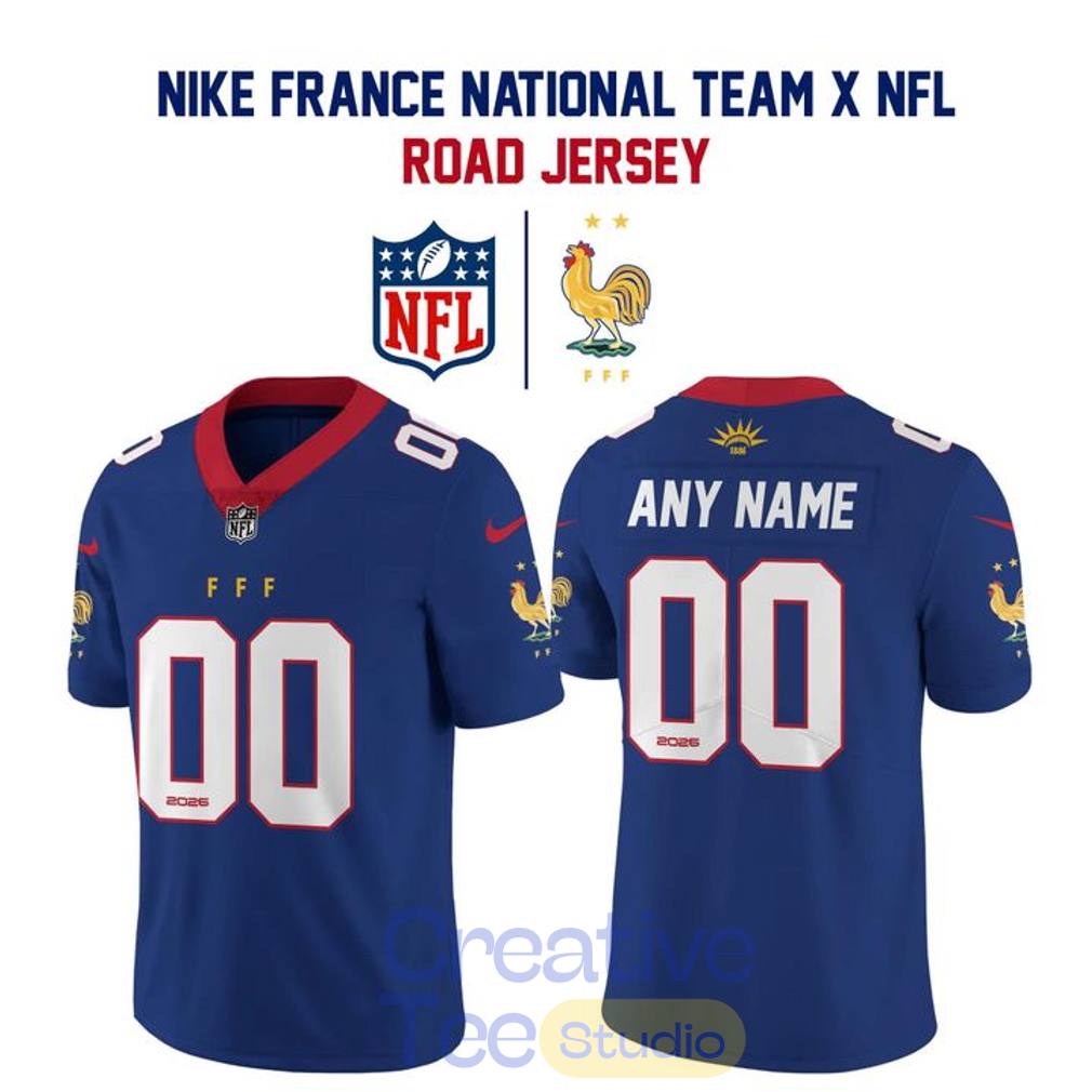 France National Team x NFL Road Football Jersey – Special Edition