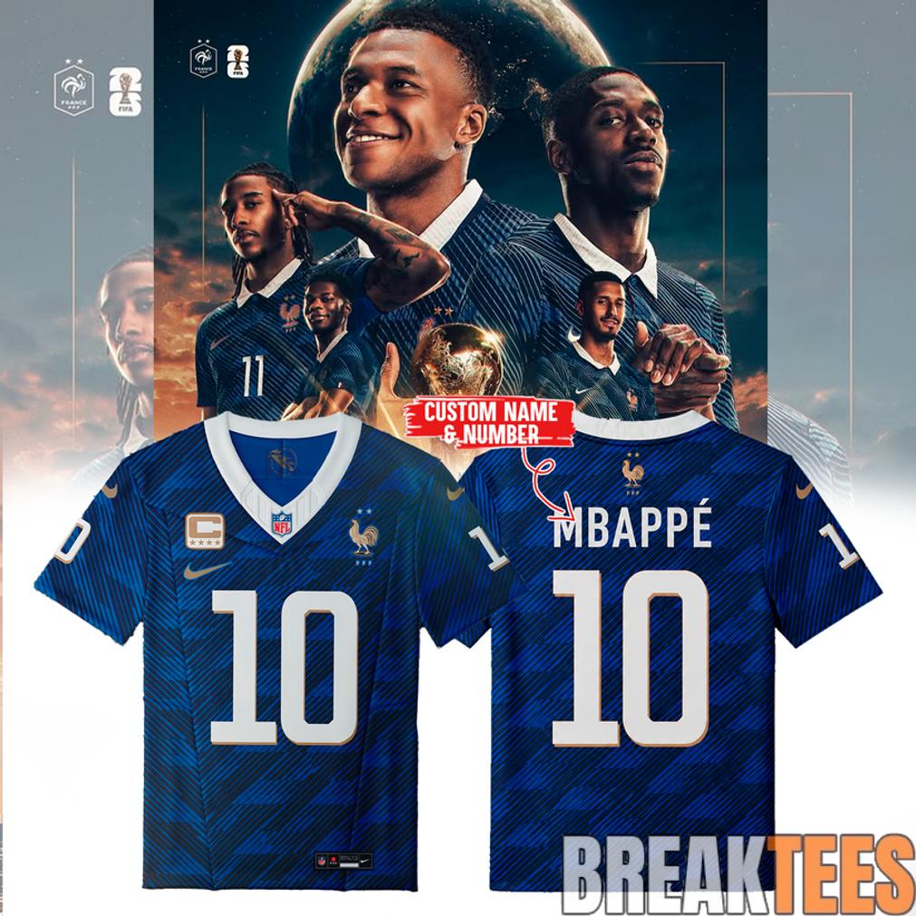 France National Team x US Football Style Jersey
