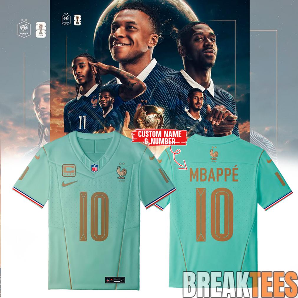 France National Team x US Football Style Jersey