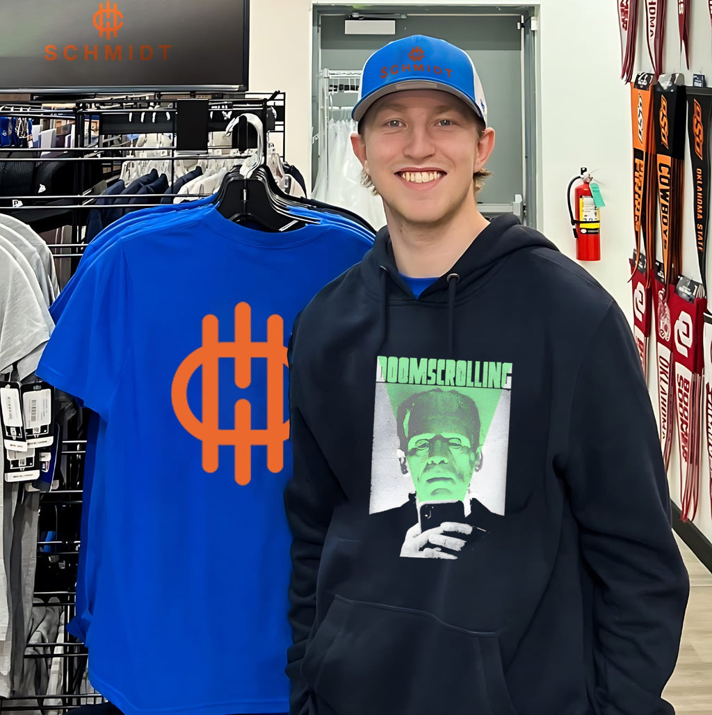 Frankenstein doomscrolling shirt