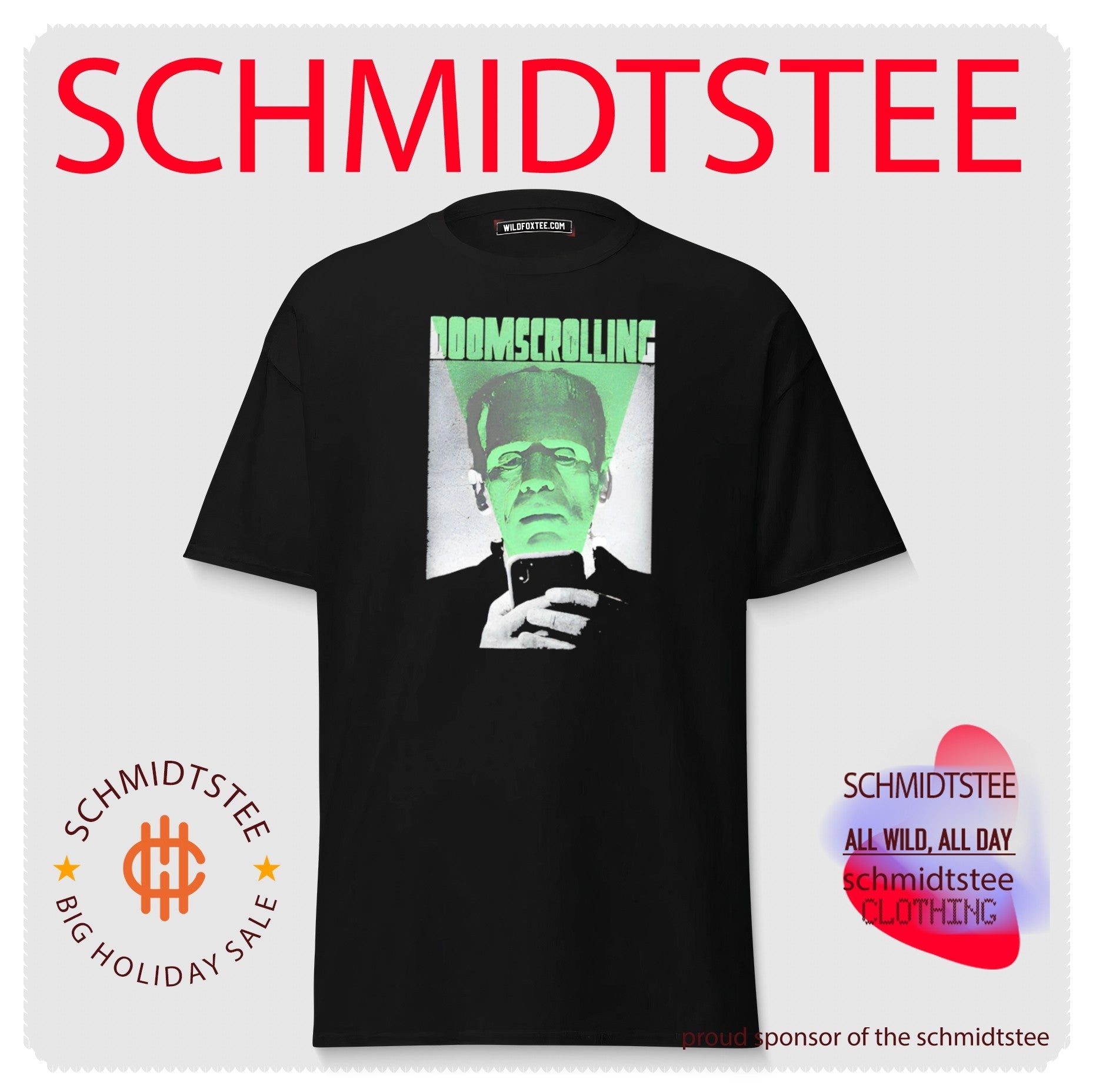 Frankenstein doomscrolling shirt