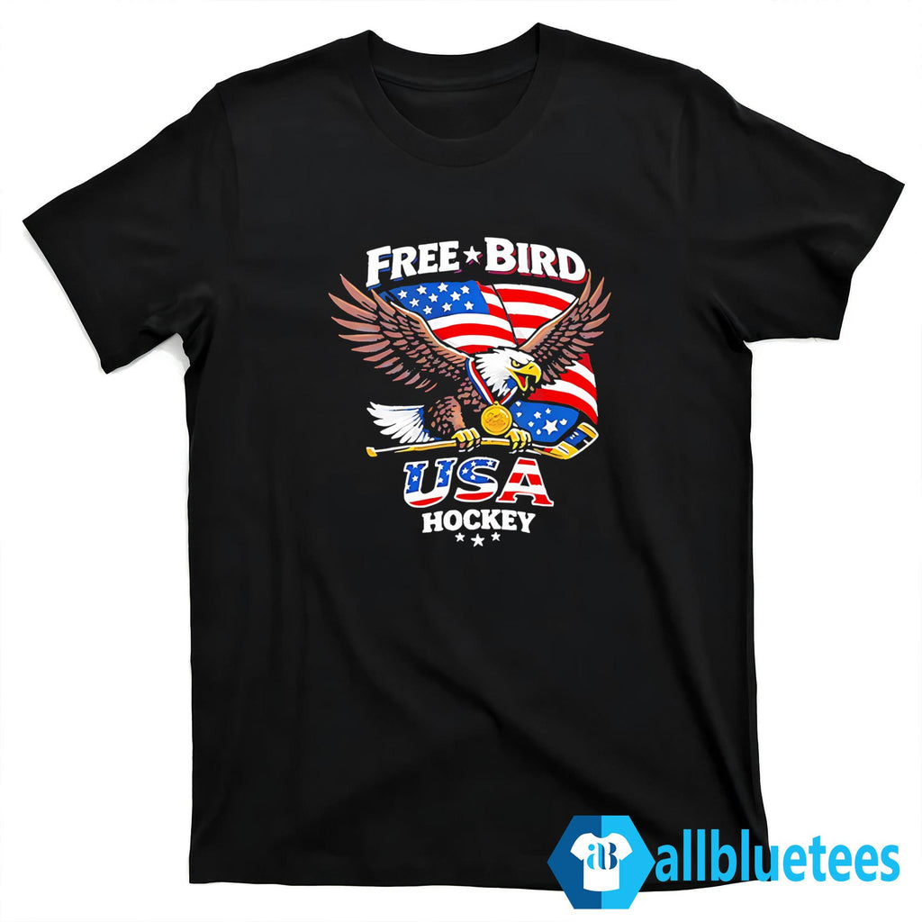 Free Bird USA Hockey Shirt