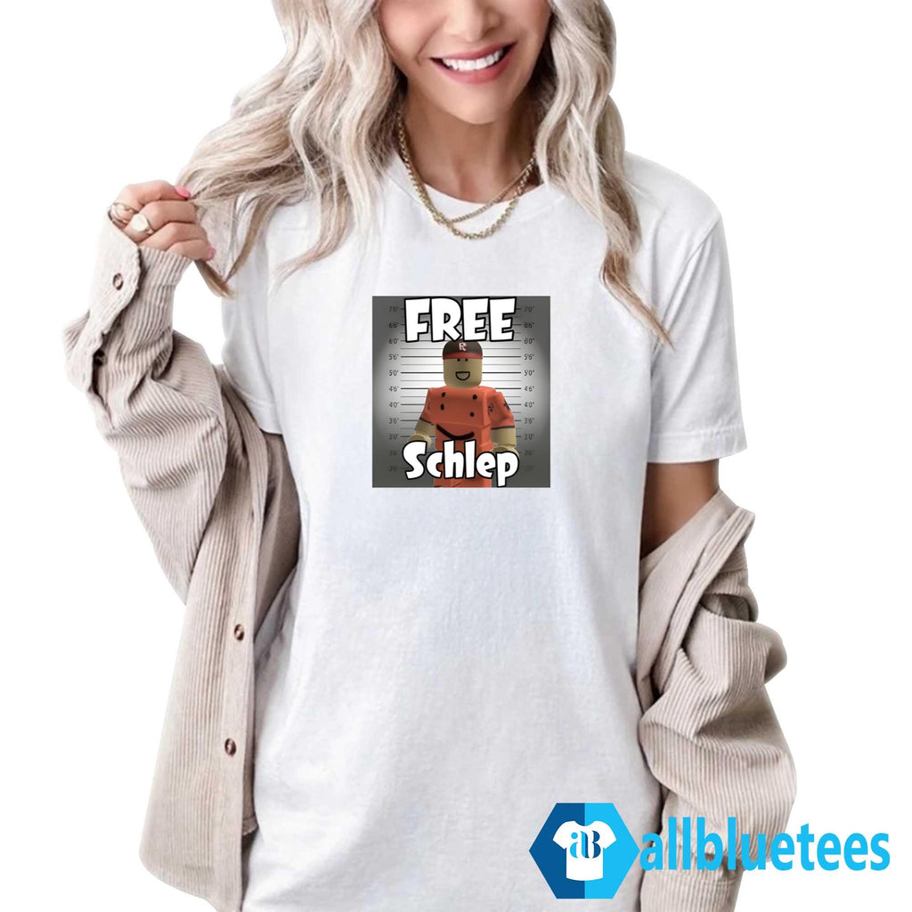 Free Schlep Mugshot Shirt