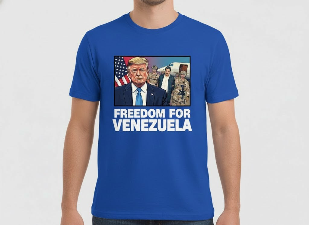 Freedom For Venezuela T-Shirt – Trump 2026 Operation Absolute Resolve Tee