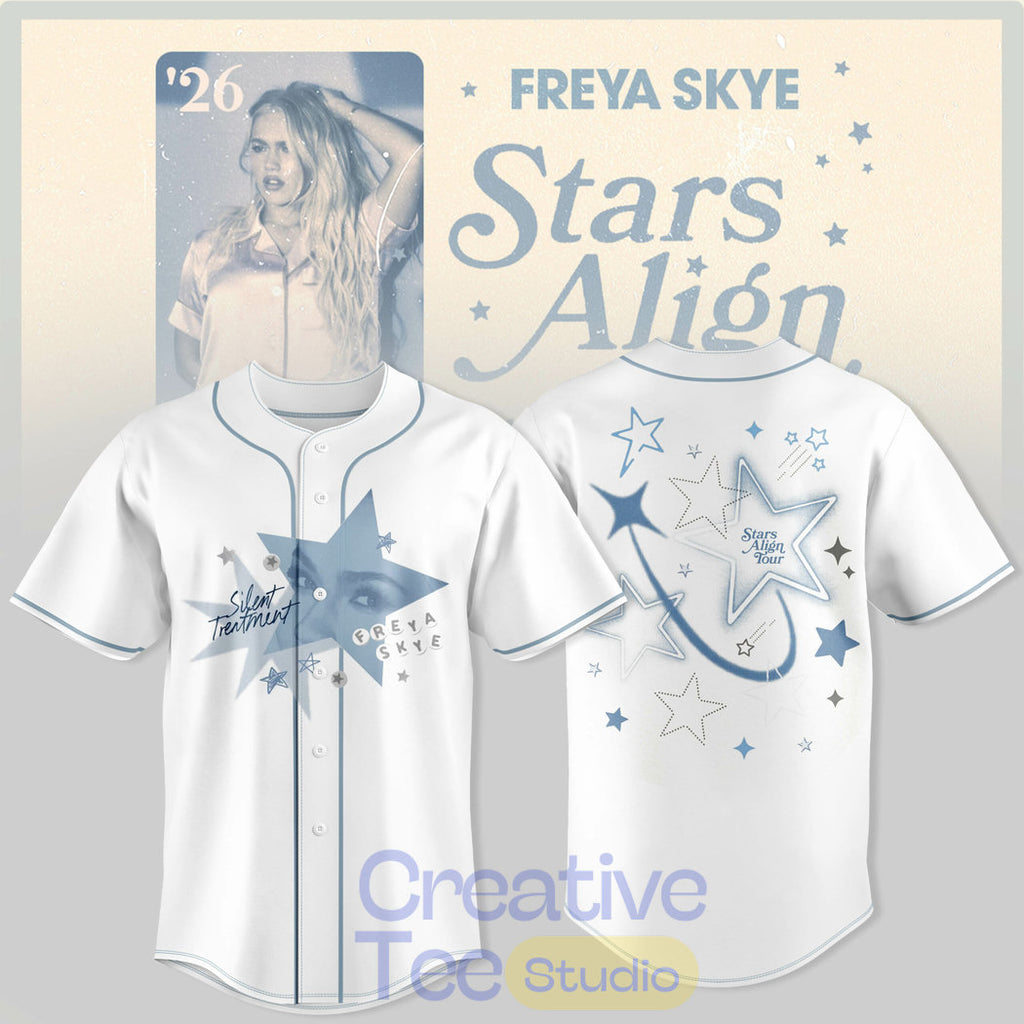 Freya Skye Stars Align Tour 2026 Baseball Jersey