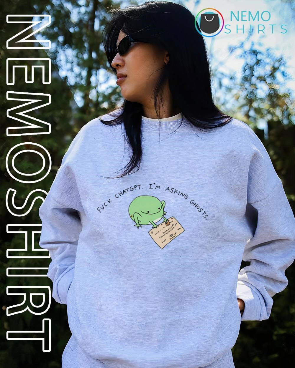 Frog fuck ChatGBT I’m asking ghosts shirt