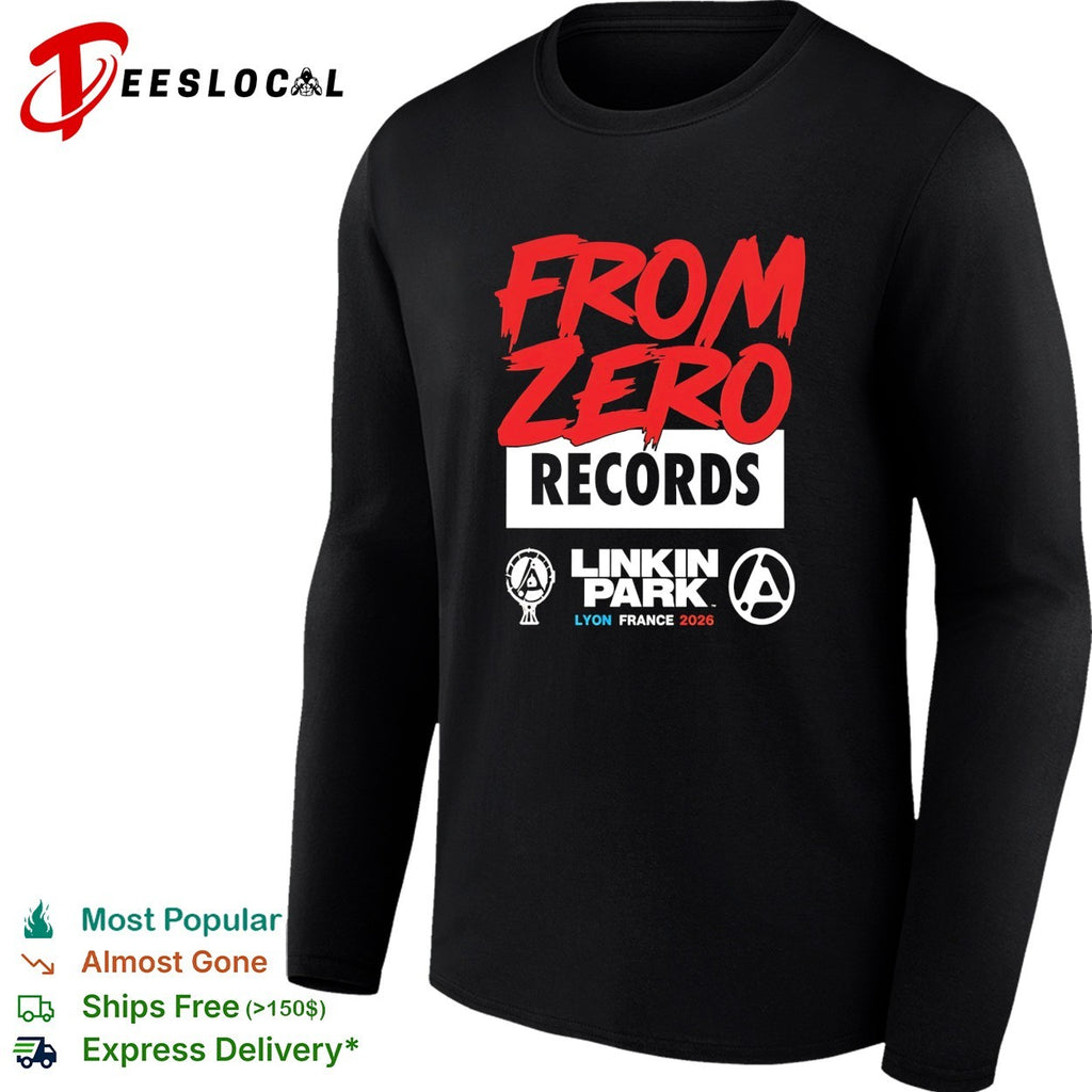 From Zero Records Linkin Park Lyon France 2026 shirt