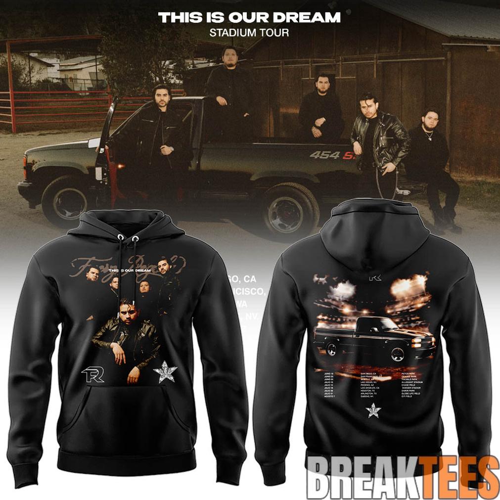 Fuerza Regida This is Our Dream Tour Black 2026 Hoodie