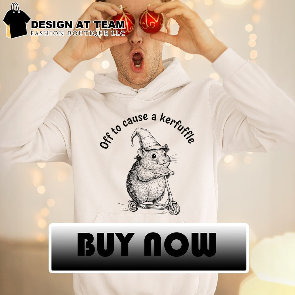 Funny groundhog scooter off to cause a kerfuffle shirt