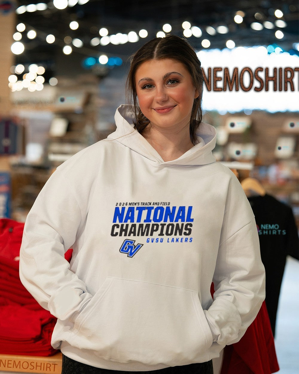 GVSU Lakers 2026 men’s Track and Field national champions shirt