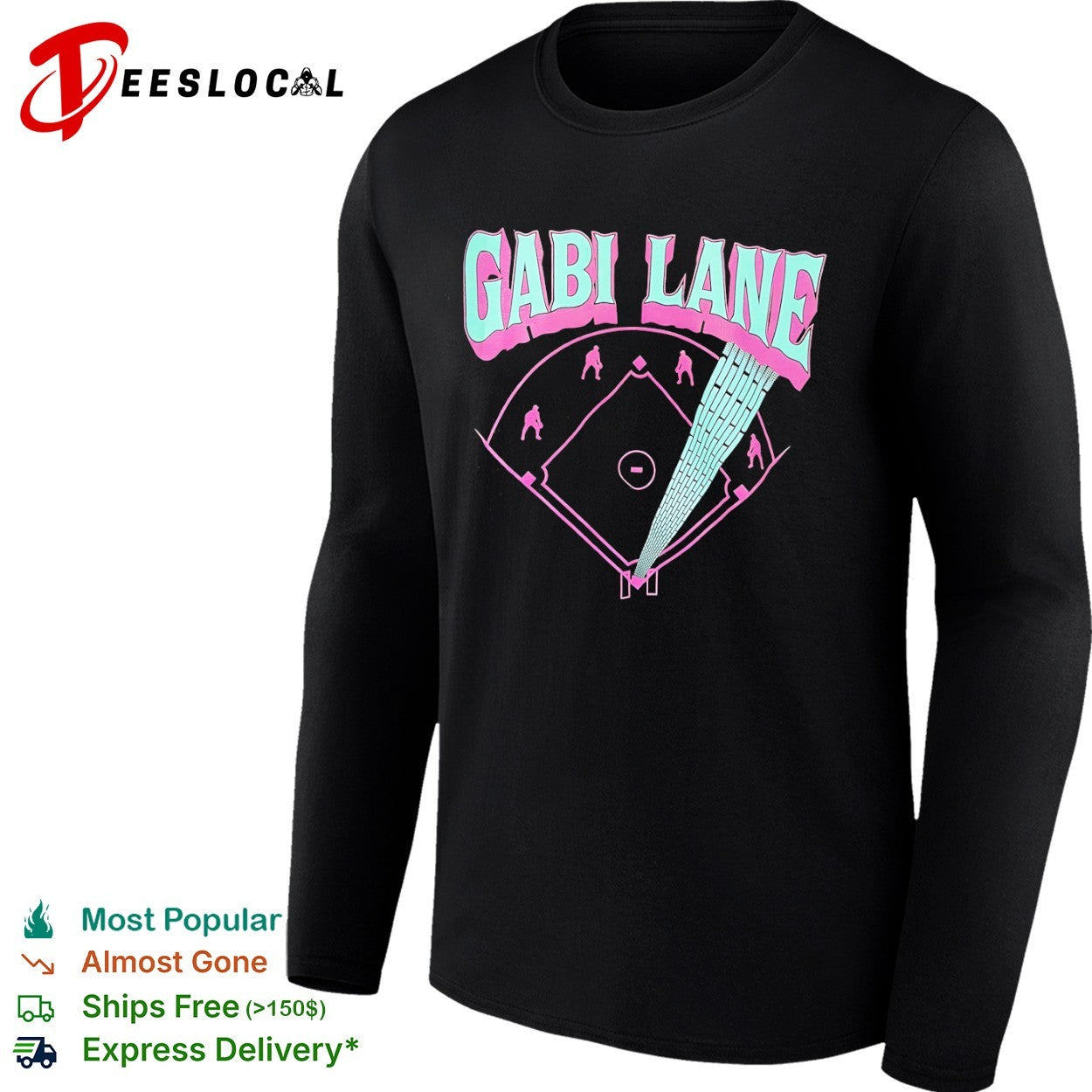 Gabi Lane baseball shirt