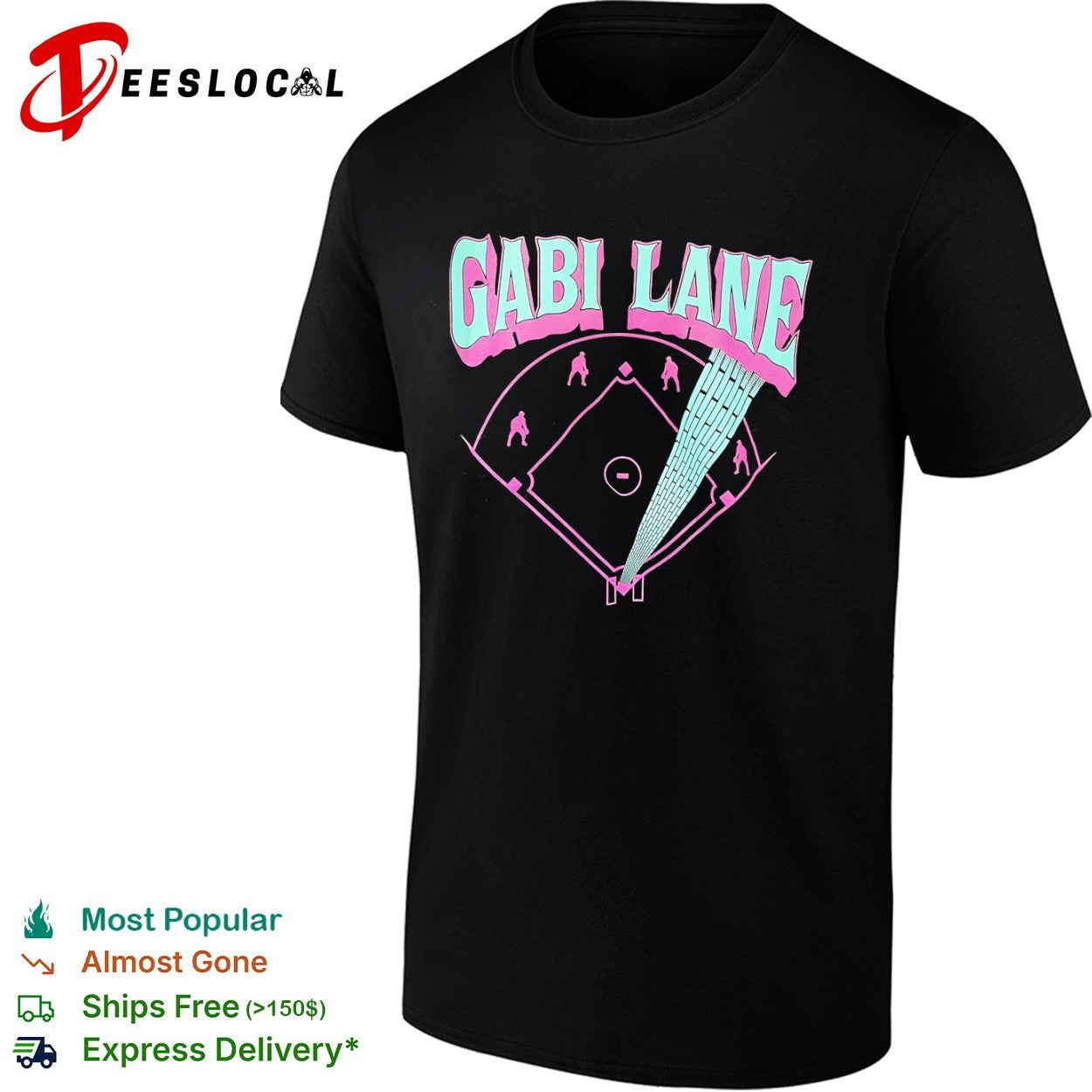Gabi Lane baseball shirt