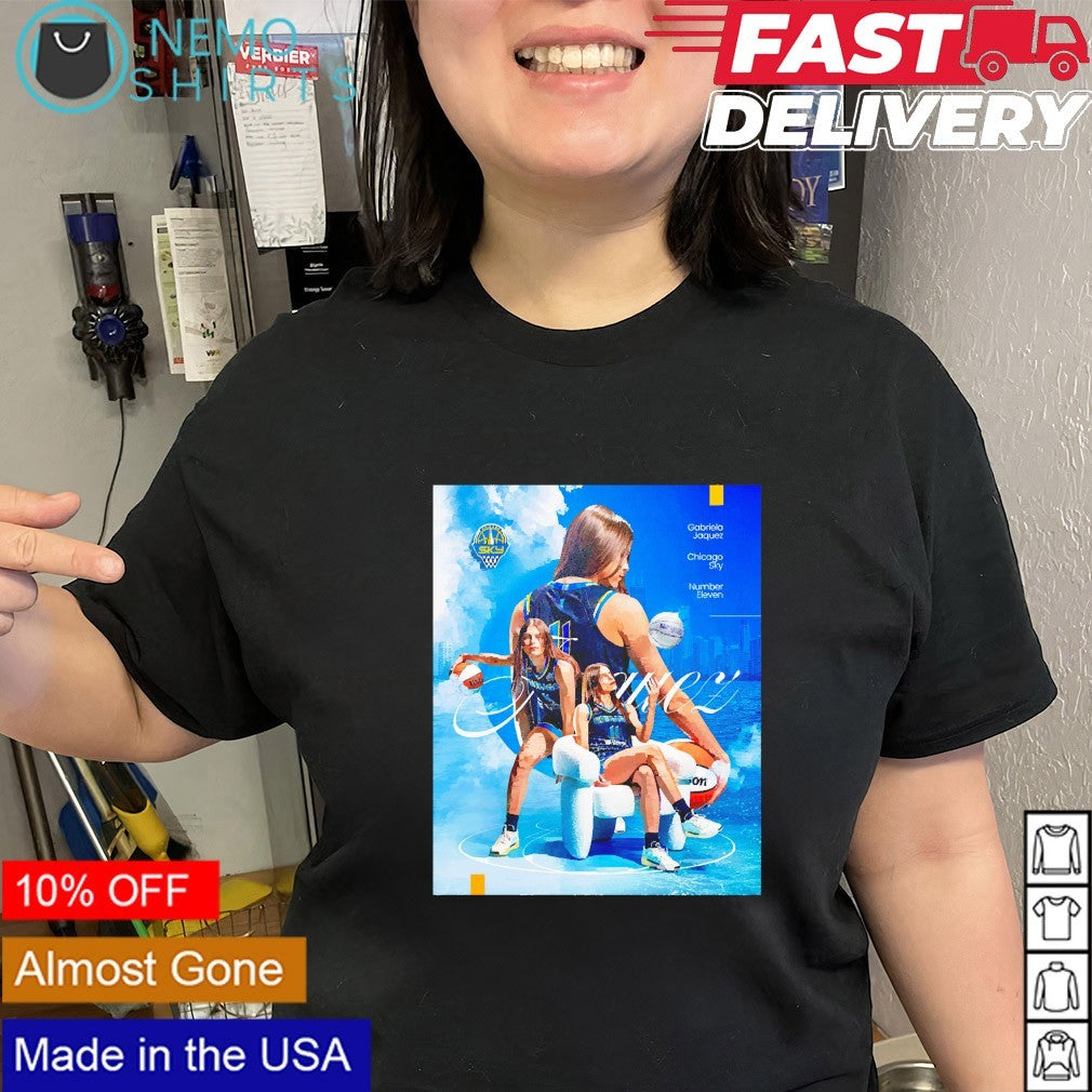 Gabriela Jaquez Chicago Sky number eleven fifth overall pick shirt