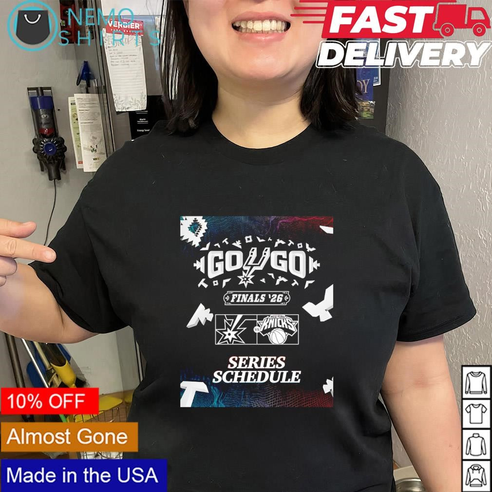 Game 1 Finals 26 Spurs and Knicks Series Schedule Wednesday June 3 shirt
