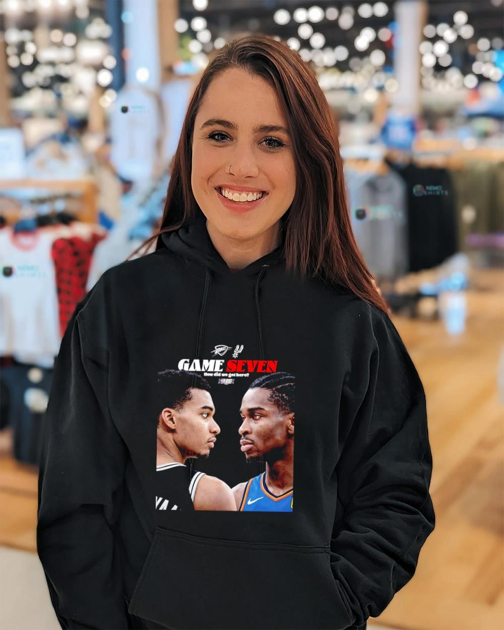 Game Seven SGA OKC Thunder vs Wemby Spurs how did we get here shirt