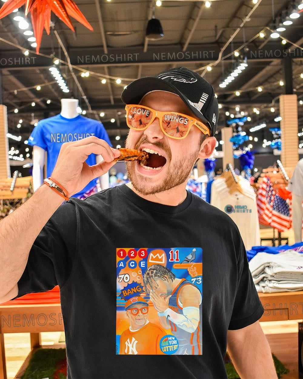 Game of Mind Spike Lee and New York Knicks player Jalen Brunson shirt