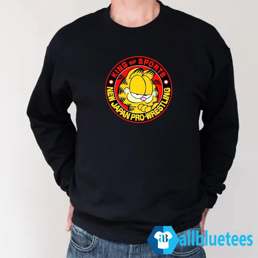 Garfield King Of Sports New Japan Pro Wrestling Shirt