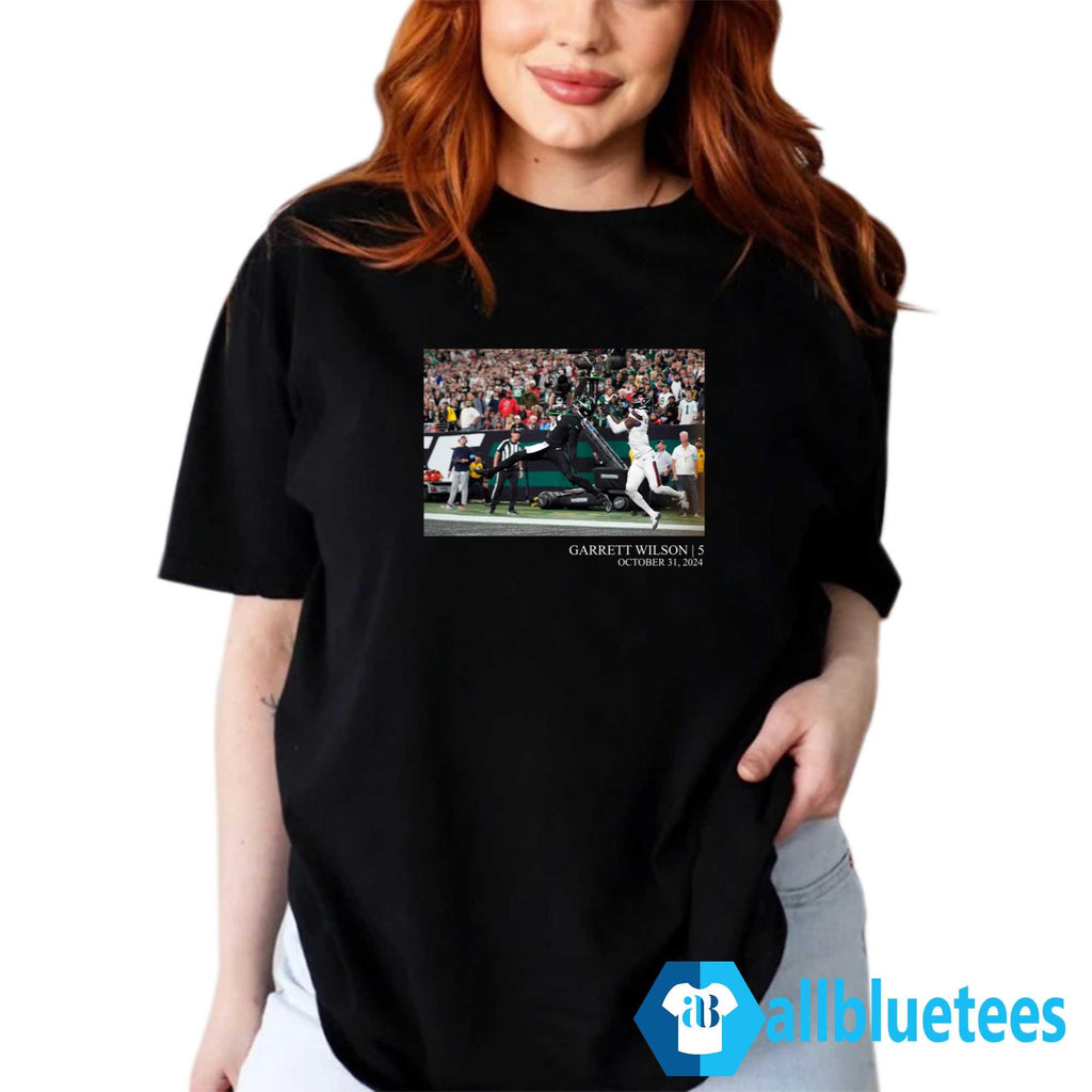 Garrett Wilson’s Jumpman Catch Shirt