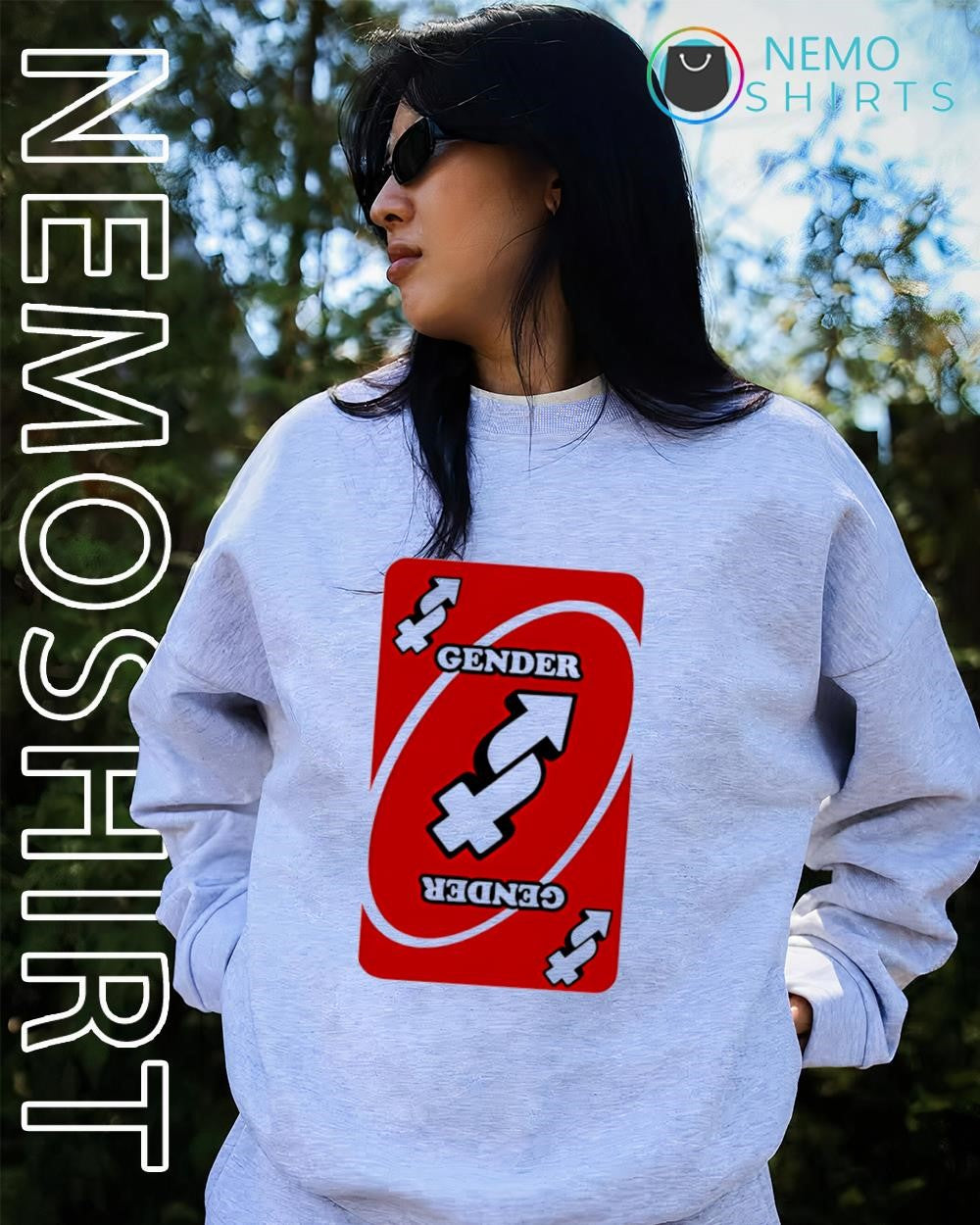 Gender Uno Reverse card shirt