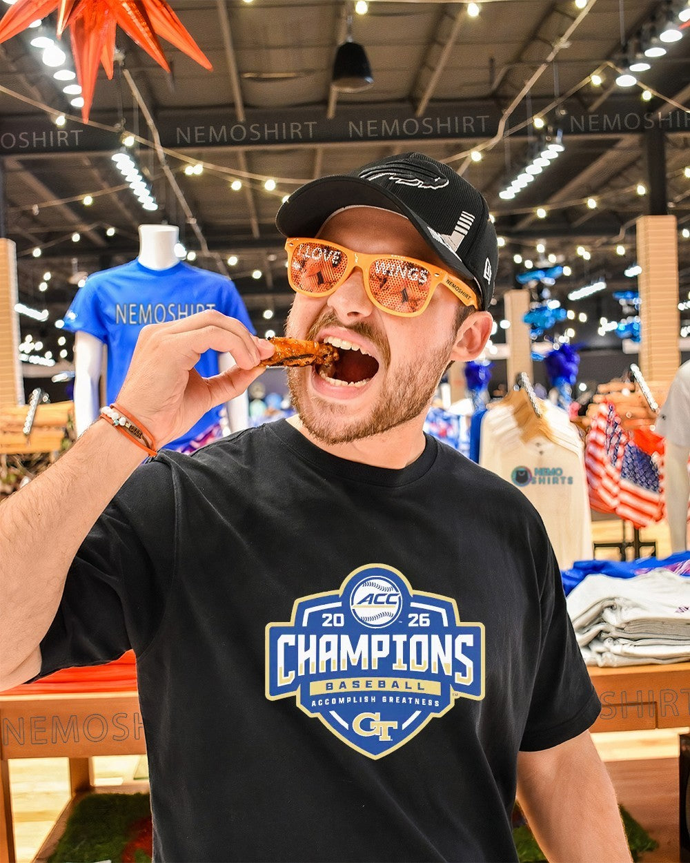 Georgia Tech Yellow Jackets 2026 ACC baseball tournament champions shirt