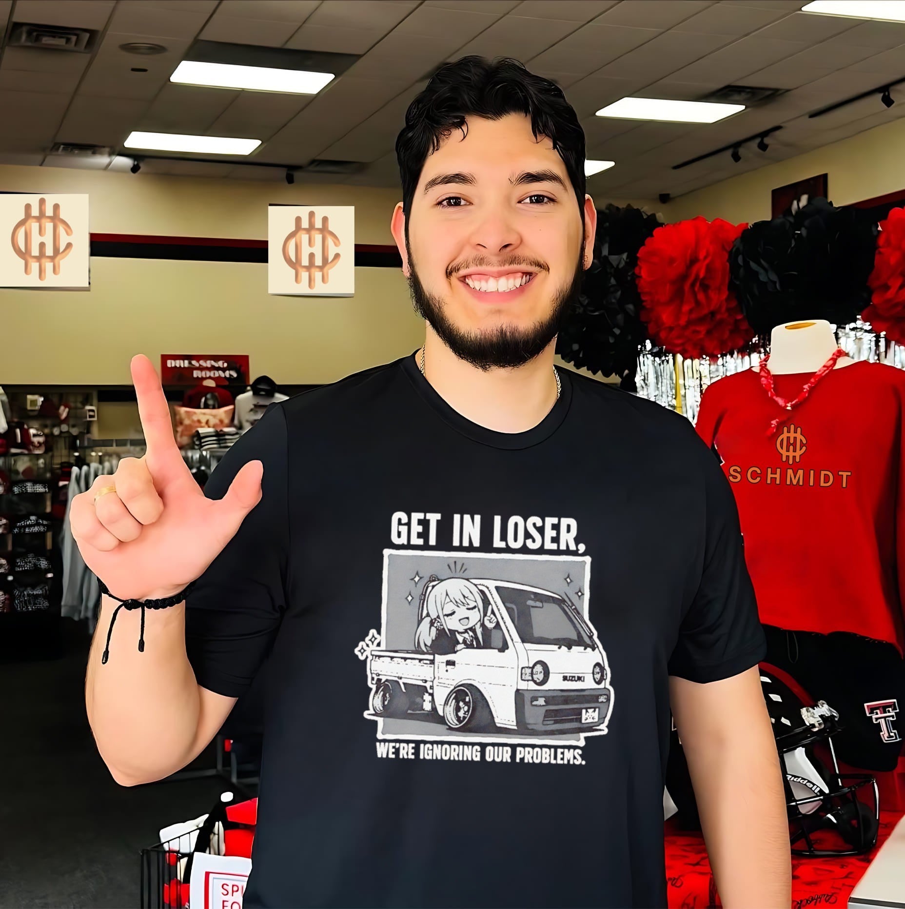 Get in Loser We Are Ignoring Our Problems Suzuki Kei Truck shirt