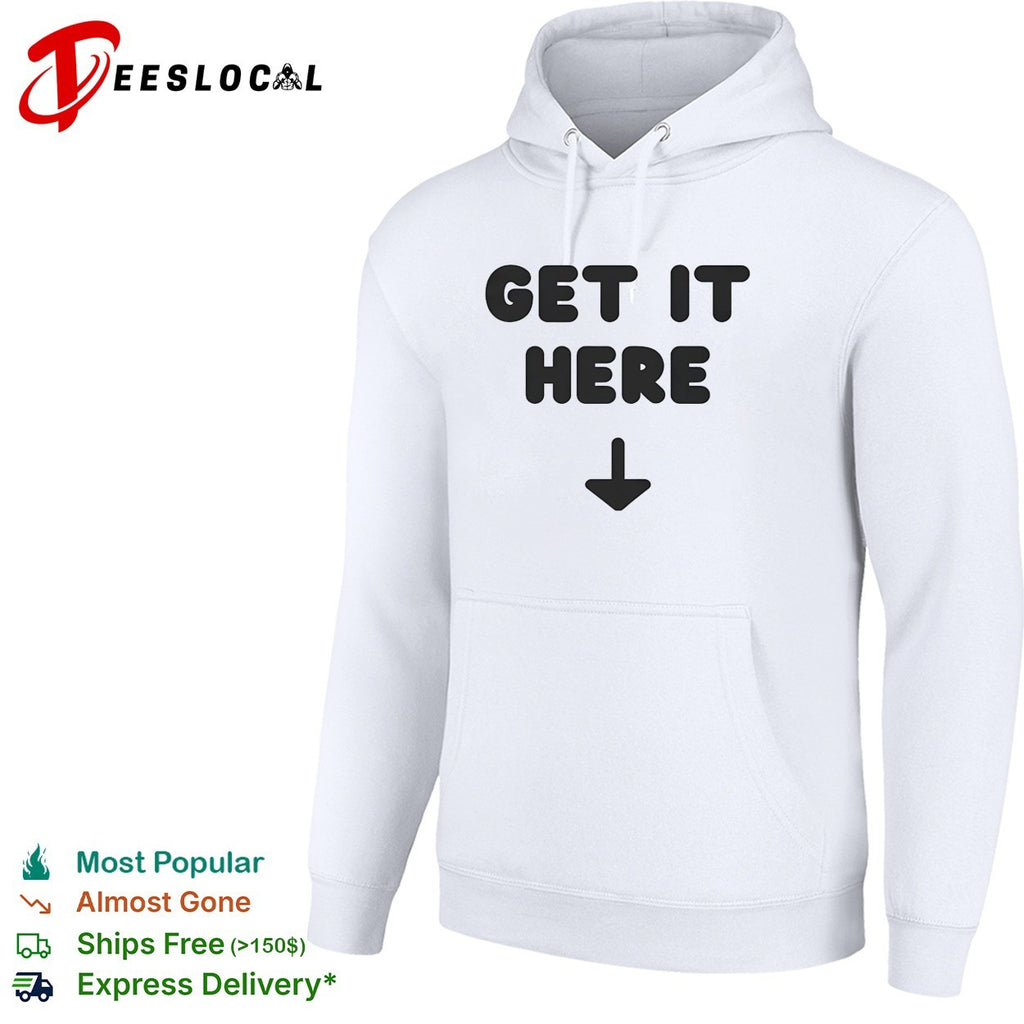 Get it here arrow down shirt