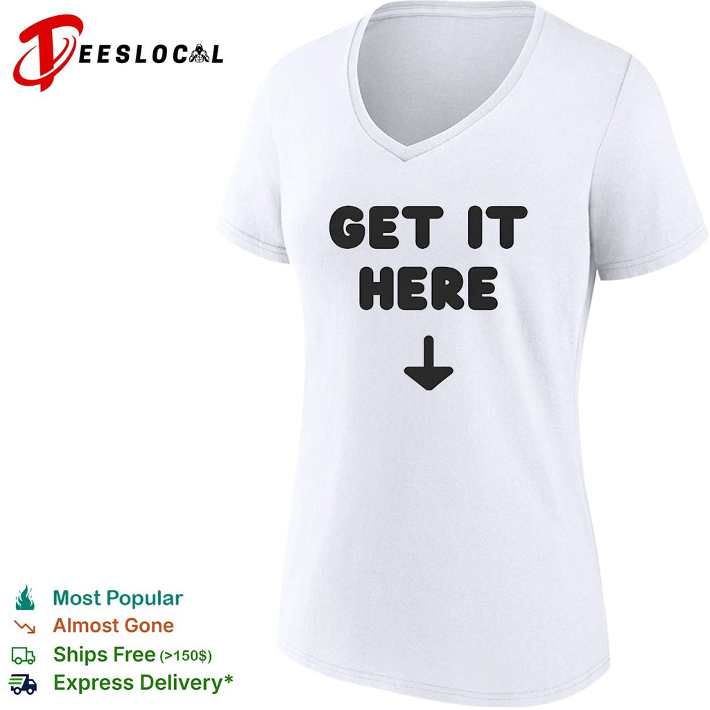 Get it here arrow down shirt