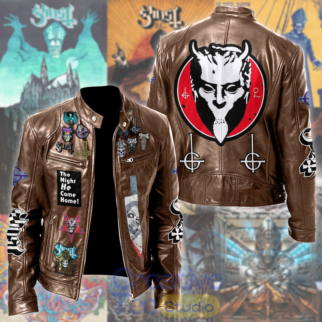 Ghost Band Special Leather Jacket